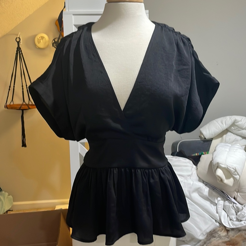 Black Medium Blouse.